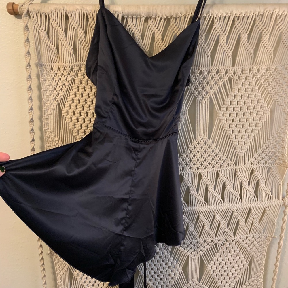 Silk romper